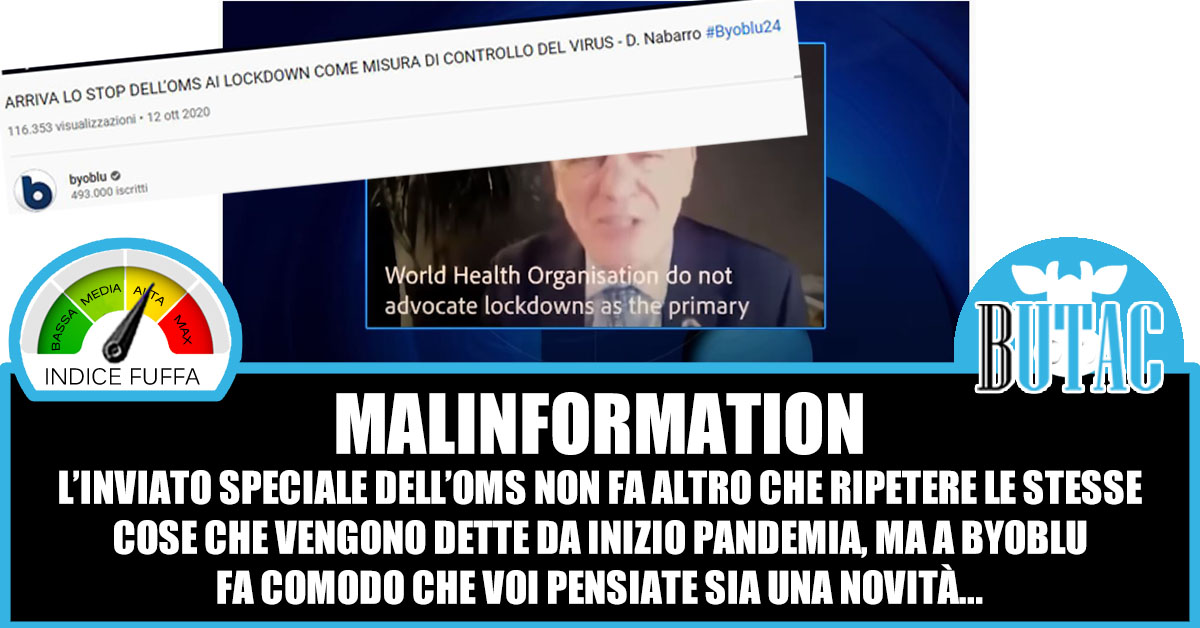 ByoBlu, i lockdown, l’OMS e la decontestualizzazione article-post