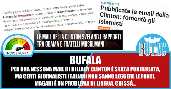 Le mail di Hillary Clinton e la malinformation