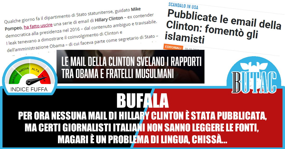 Le mail di Hillary Clinton e la malinformation article-post