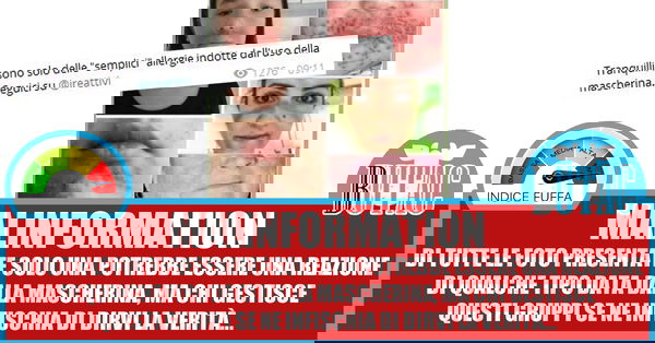 Le mascherine (non) fanno male