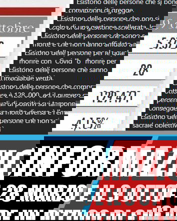 I paragoni insulsi e gli equilibrati… Covid-19