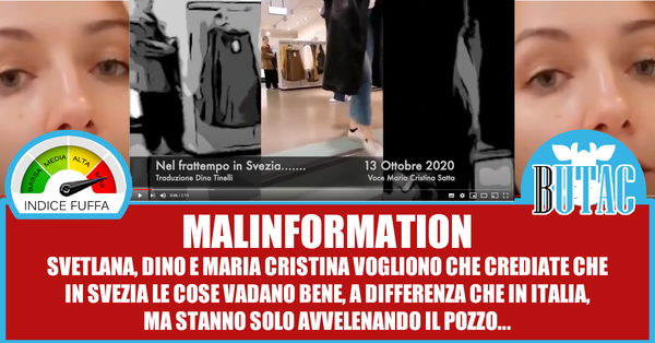 la Svezia, Svetlana e Dino Tinelli