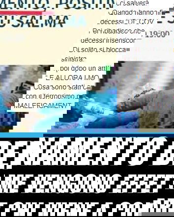 Morto per annegamento positivo al tampone