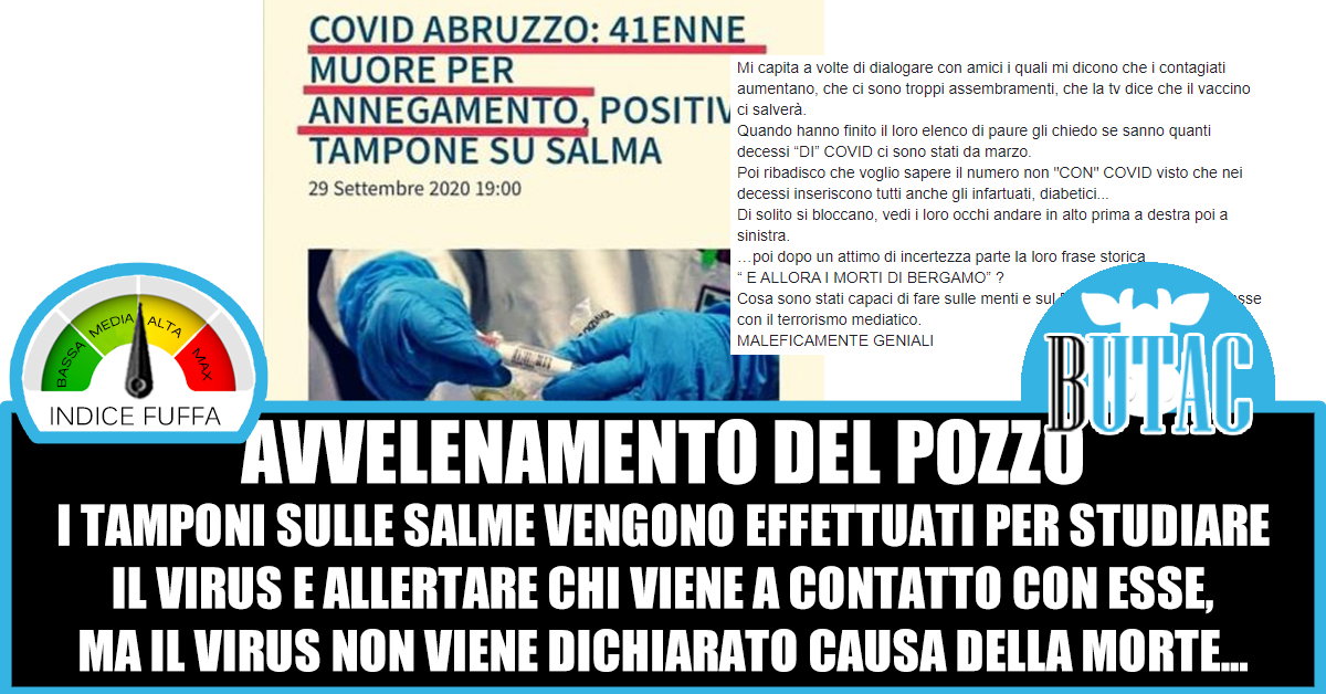 Morto per annegamento positivo al tampone article-post