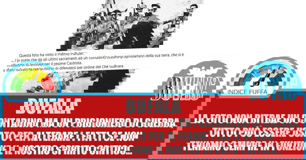 La foto da Pulitzer, Fidel Castro, Che Guevara e il contadino