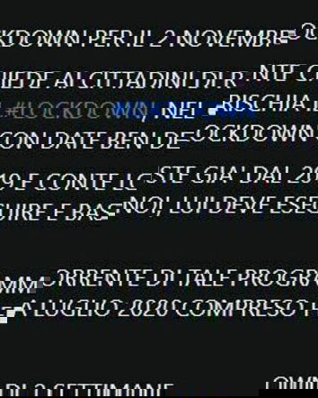 Il lockdown del 2 novembre