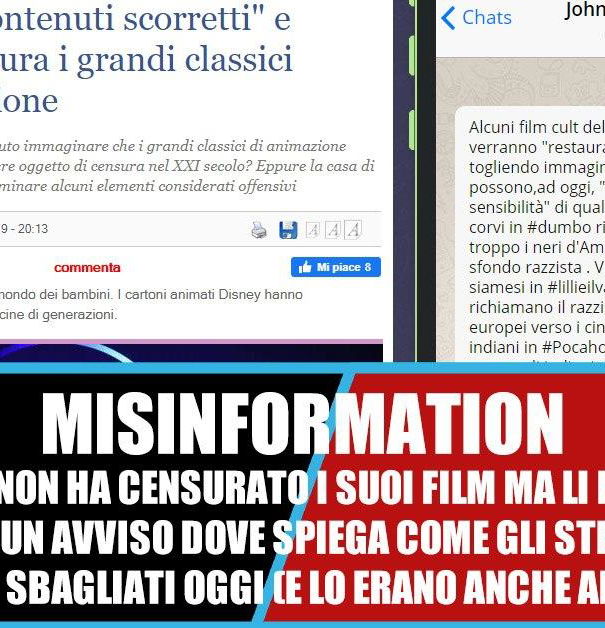 Le censure della Disney e il politically correct article-post