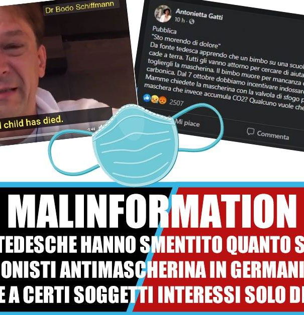 I bambini in Germania muoiono per la mascherina? article-post