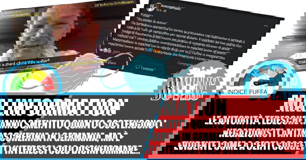 I bambini in Germania muoiono per la mascherina?