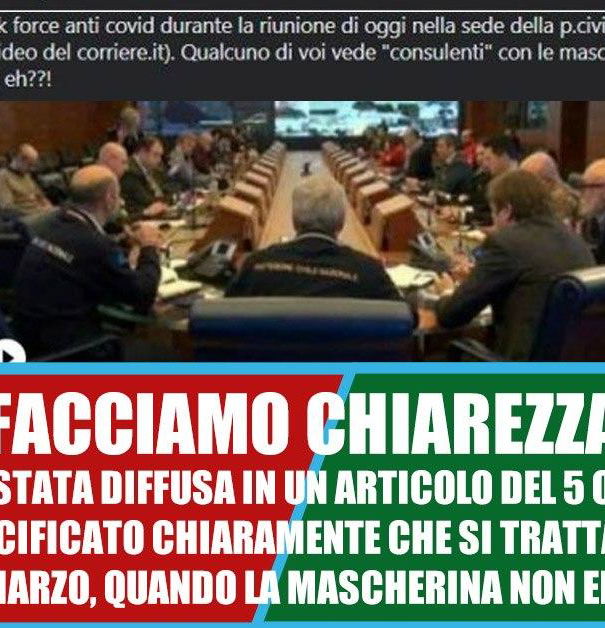 Foto decontestualizzate sul Corriere, mascherine e task force article-post