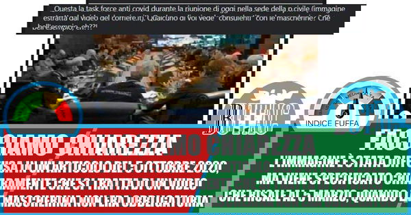 Foto decontestualizzate sul Corriere, mascherine e task force