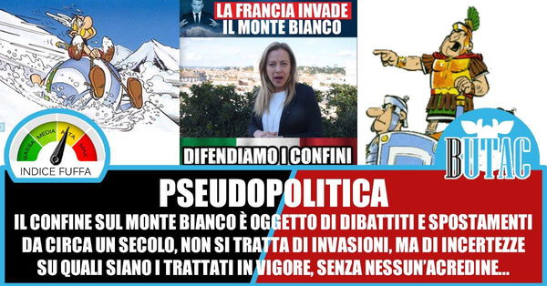 I francesi, Giorgia Meloni e la vetta del Monte Bianco
