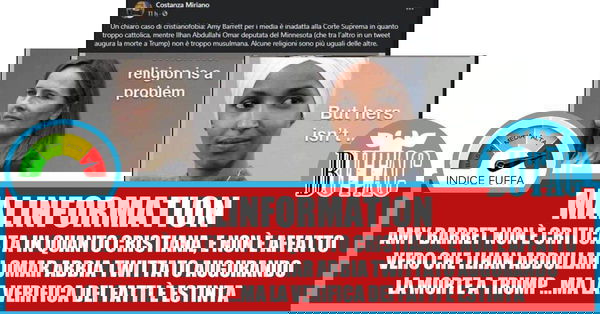 Amy Barrett e la Cristianofobia