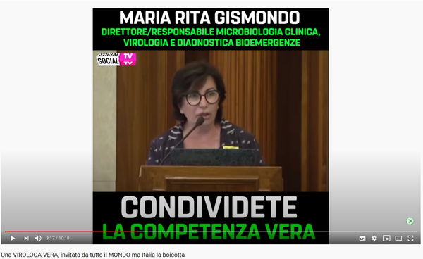 Gismondo, video vecchi, disinformazione nuova