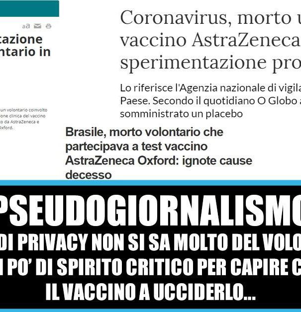 Il volontario per vaccino morto in Brasile article-post