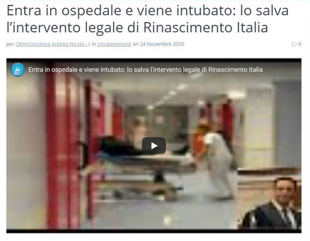 Rinascimento Italia e la disinformazione article-post