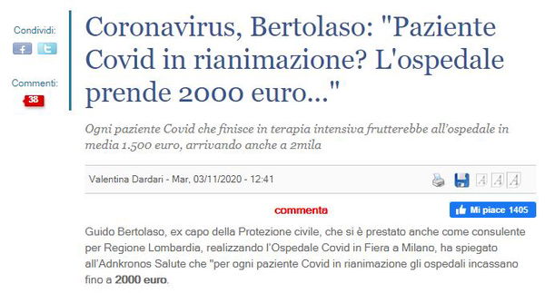 Ma gli ospedali quanto prendono?