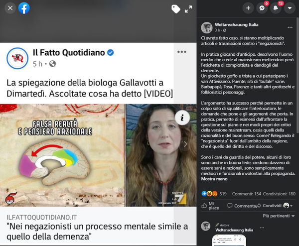 Avvelenatori di pozzi – Weltanschauung Italia