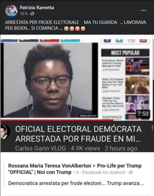 Sostenitori di Trump e disinformazione article-post