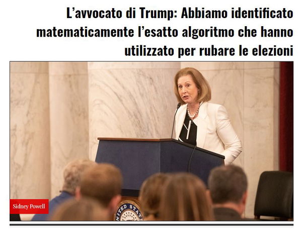 Sidney Powell, Tucker Carlson e il negazionismo