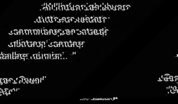 Orwell, Barillari e i tanti che fan finta di leggere