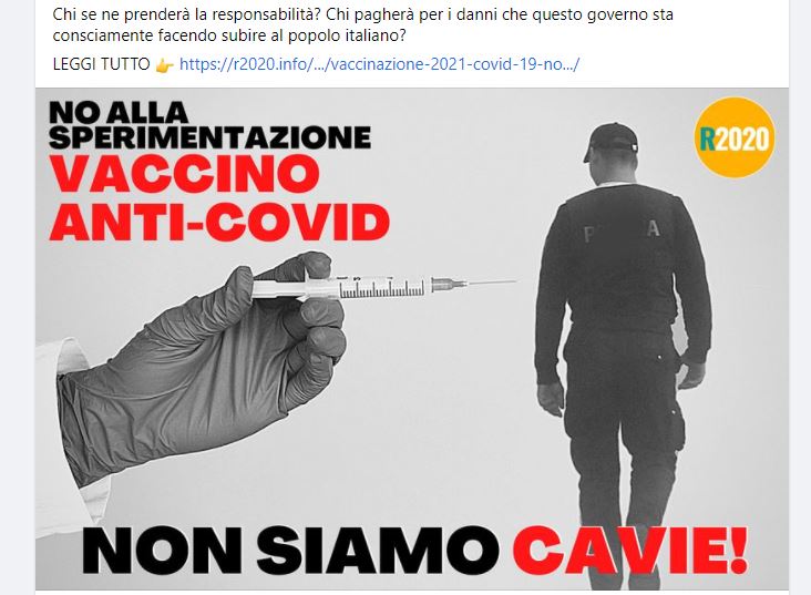 Sara Cunial e le lettere contro il vaccino article-post