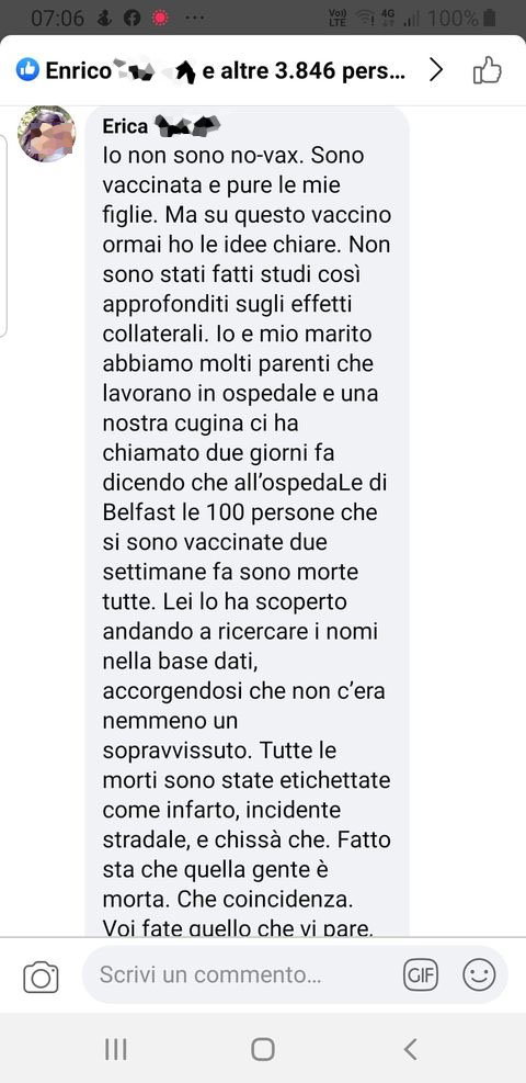 100 morti per vaccino a Belfast? article-post