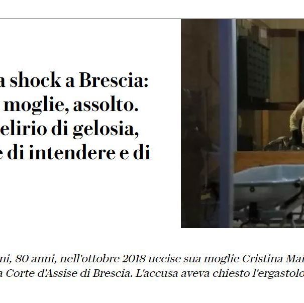 Assolto per delirio di gelosia article-post