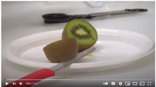 Il tampone positivo al kiwi
