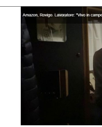 Licenziato da Amazon, costretto a vivere in camper