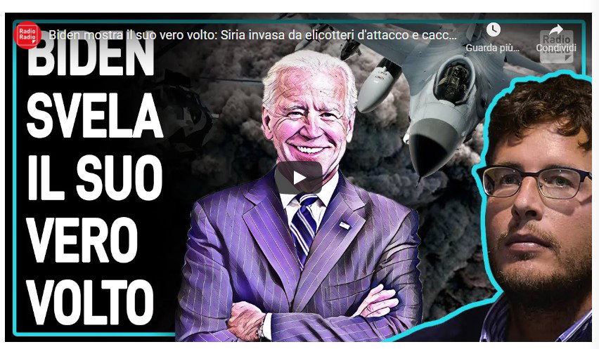 Biden, Fusaro e l’attacco alla Siria article-post