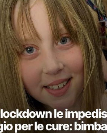 Il lockdown le impedisce il viaggio per le cure….