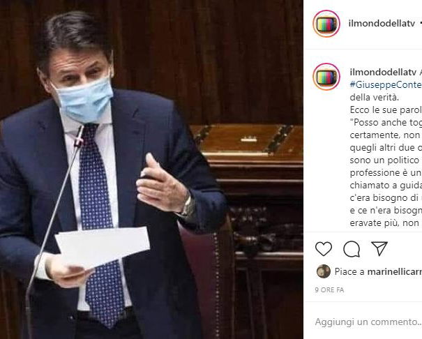Il falso discorso di Conte al Senato article-post