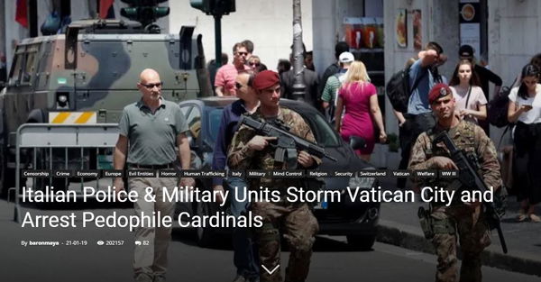 Arresti al Vaticano e trollate da oscar