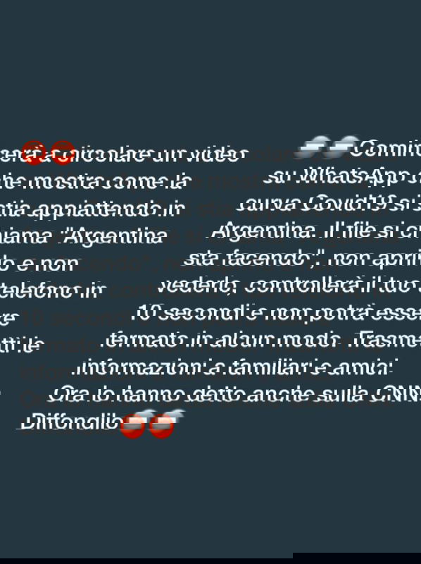 Argentina sta facendo