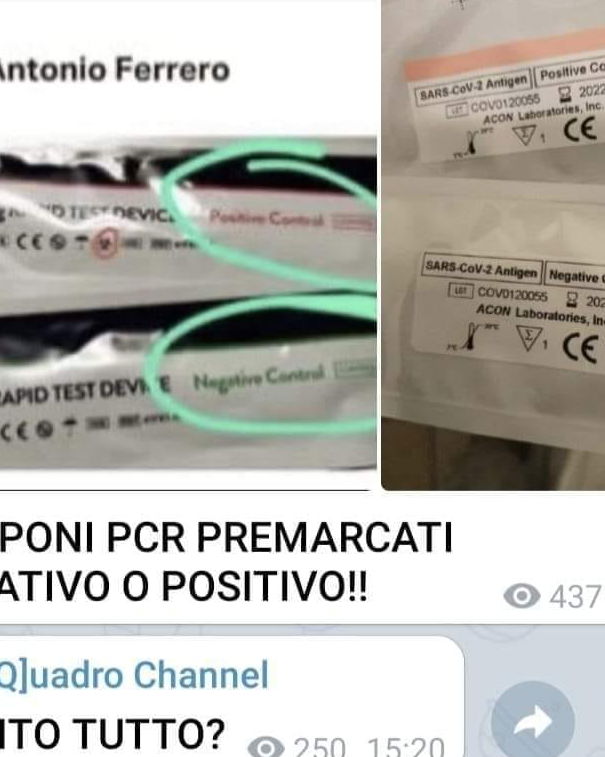 Tampone positivo o negativo article-post