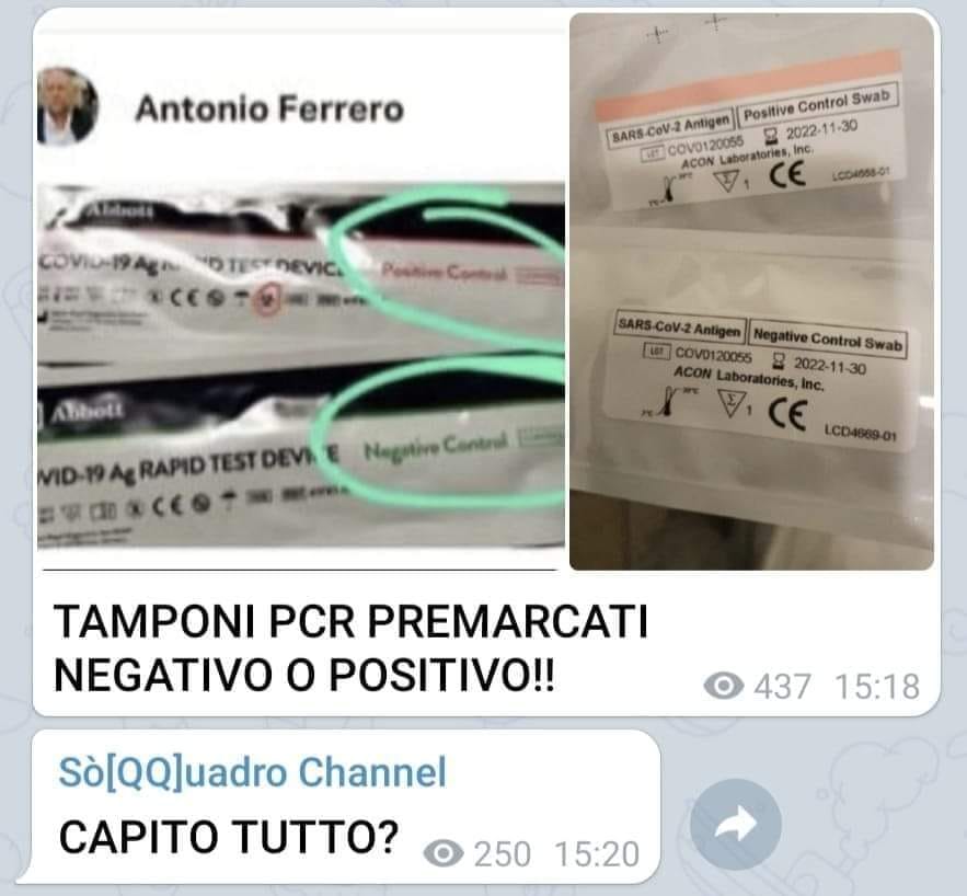 Tampone positivo o negativo article-post