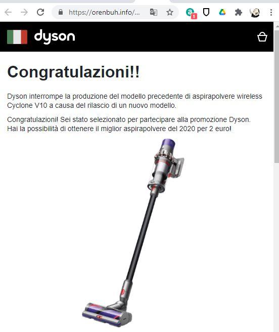 L’aspirapolvere vecchio modello…