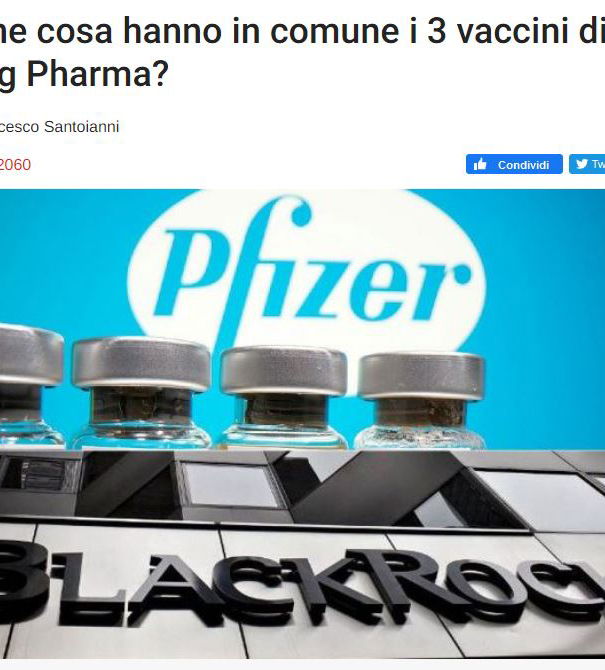 L’antidiplomatico, Pfizer, Moderna, Astrazeneca… article-post