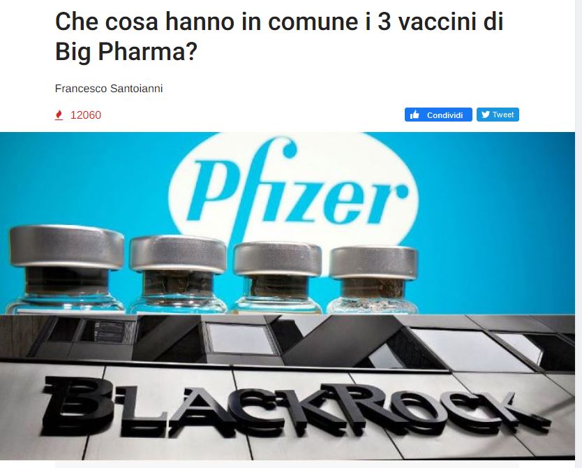 L’antidiplomatico, Pfizer, Moderna, Astrazeneca… article-post