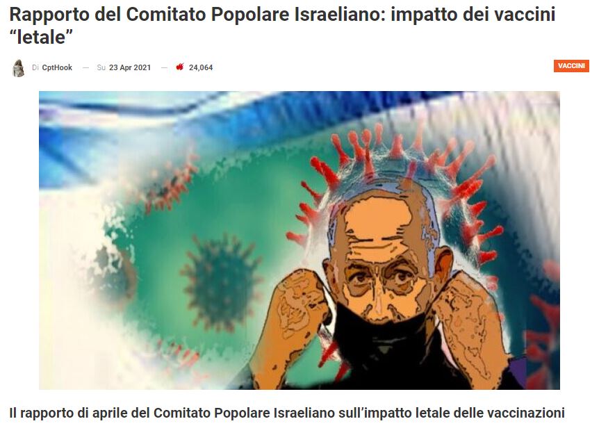 Israele, l’impatto letale delle vaccinazioni article-post