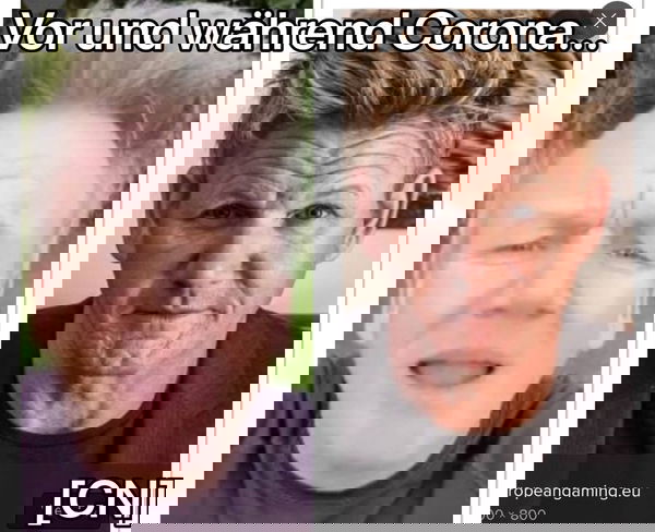 Gordon Ramsay pre e durante la pandemia