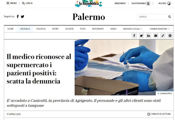 La leggenda urbana dei positivi al supermercato