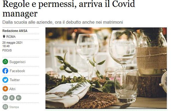 Il covid manager…
