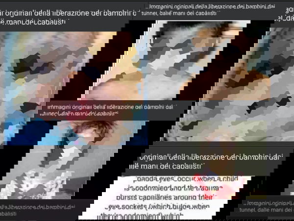 I bambini liberati dai tunnel…