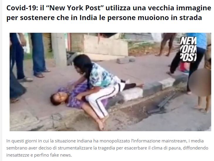 India e debunking a senso unico article-post