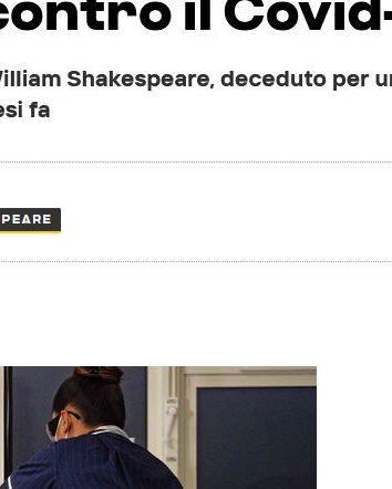 Morto il primo vaccinato contro COVID-19?