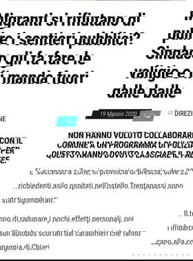 Migranti e avvelenamento del pozzo