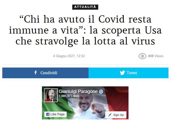 Il Paragone e la scienza