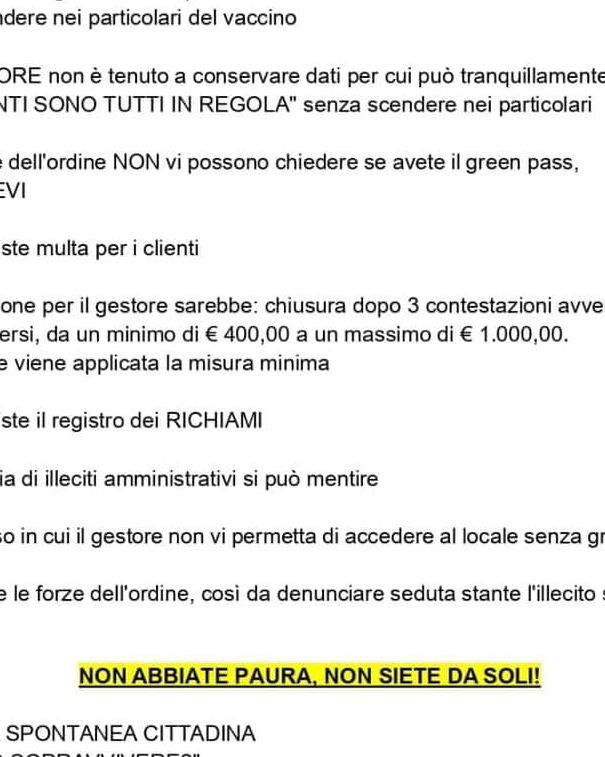 Green pass, istruzioni per la propria difesa legale article-post